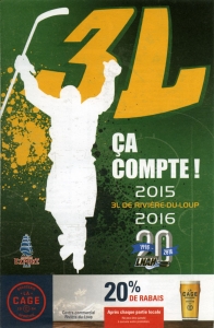 Riviere-du-Loup 3L 2015-16 game program