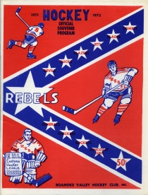 Roanoke Valley Rebels 1971-72 game program