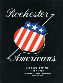 Rochester Americans 1957-58 game program