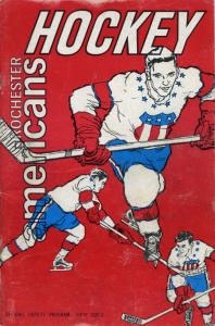 Rochester Americans 1970-71 game program