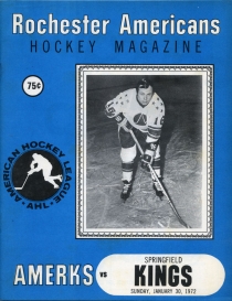 Rochester Americans 1971-72 game program