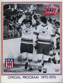 Rochester Monarchs 1975-76 game program