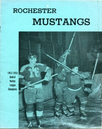 Rochester Mustangs 1952-53 game program