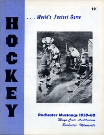 Rochester Mustangs 1959-60 game program