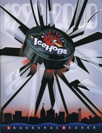 Rockford IceHogs 1999-00 game program