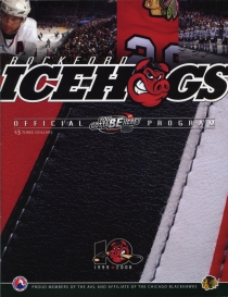 Rockford IceHogs 2008-09 game program