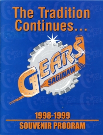 Saginaw Gears 1998-99 game program