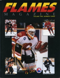 Saint John Flames 1994-95 game program