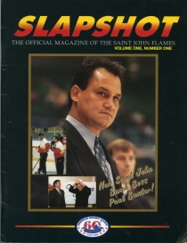 Saint John Flames 1995-96 game program