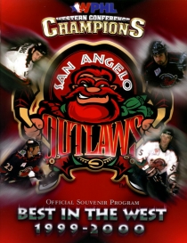 San Angelo Outlaws 1999-00 game program