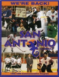 San Antonio Iguanas 1998-99 game program