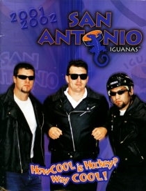 San Antonio Iguanas 2001-02 game program