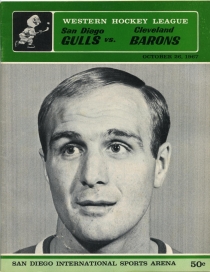 San Diego Gulls 1967-68 game program