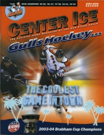 San Diego Gulls 2004-05 game program