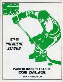 San Francisco Shamrocks 1977-78 game program