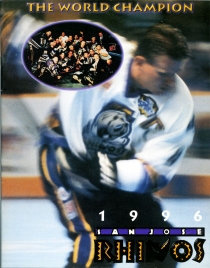 San Jose Rhinos 1995-96 game program