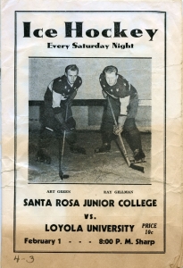 Santa Rosa Junior College 1940-41 game program