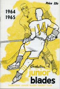 Saskatoon Blades 1964-65 game program