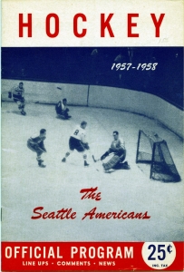 Seattle Americans 1957-58 game program