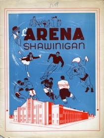 Shawinigan Falls Cataracts 1954-55 game program