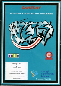 Slough Jets 2001-02 game program