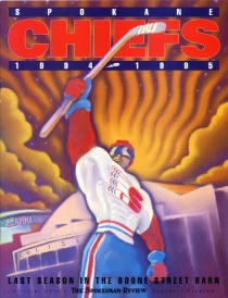 Spokane Chiefs 1994-95 game program