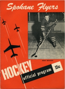 Spokane Flyers 1949-50 game program