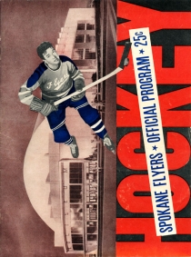 Spokane Flyers 1955-56 game program