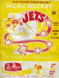 Spokane Jets 1967-68 game program