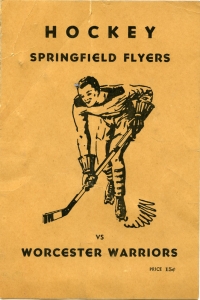 Springfield Flyers 1955-56 game program