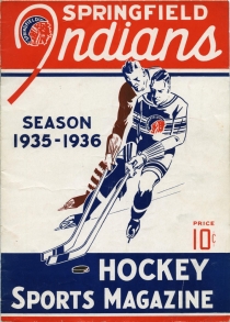 Springfield Indians 1935-36 game program