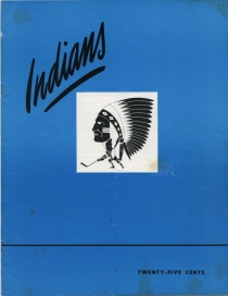 Springfield Indians 1957-58 game program