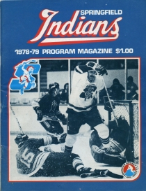Springfield Indians 1978-79 game program