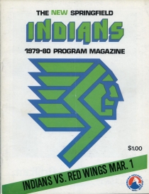 Springfield Indians 1979-80 game program