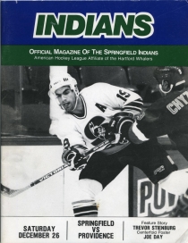 Springfield Indians 1992-93 game program