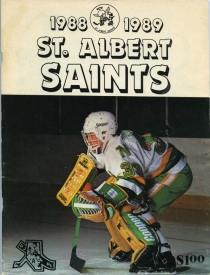 St. Albert Saints 1988-89 game program