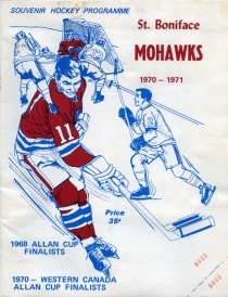 St. Boniface Mohawks 1970-71 game program