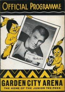 St. Catharines Teepees 1953-54 game program