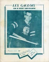 St. Hyacinthe Gaulois 1964-65 game program