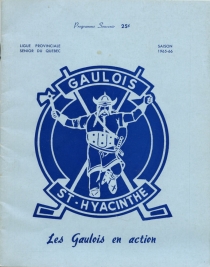 St. Hyacinthe Gaulois 1965-66 game program