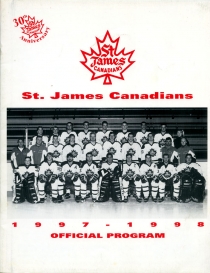 St. James Canadians 1997-98 game program