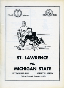 St. Lawrence University 1965-66 game program