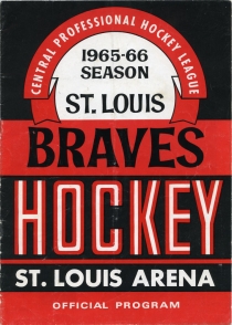 St. Louis Braves 1965-66 game program