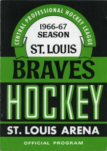St. Louis Braves 1966-67 game program