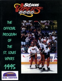 St. Louis Vipers 1994-95 game program