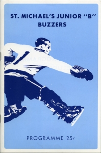 St. Michael's Buzzers 1970-71 game program