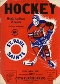 St. Paul Saints 1945-46 game program