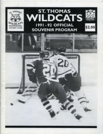 St. Thomas Wildcats 1991-92 game program