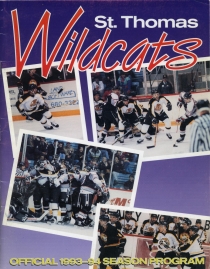 St. Thomas Wildcats 1993-94 game program