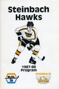 Steinbach Hawks 1987-88 game program
